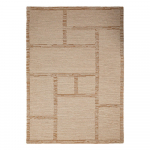 K&auml;sitsi kootud villane vaip naturaalses v&auml;rvitoonis 200x290 cm Harris Modula Wool - Flair Rugs