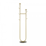 Kuldse v&auml;rvi metallist riidepuuraam 40x175 cm Axi - Mauro Ferretti