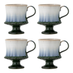 Sinised keraamilised kruusid komplektis 4 tk 250 ml Odile - Bloomingville
