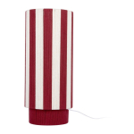 Punane/valge n&ouml;&ouml;rist laualamp (k&otilde;rgus 58 cm) Vienna Stripes - Leitmotiv