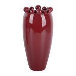 Burgundiapunane keraamiline vaas (k&otilde;rgus 30 cm) Cadiz Dotty - PT LIVING