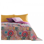 Fuksiat v&auml;rvi p&ouml;&ouml;rdmikrokiust voodiplaat , 170 x 270 cm Bibi - DecoKing