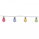 V&auml;rviline p&auml;ikesepaneeliga LED valguskett, mis sobib v&auml;litingimustesse, pikkus 1,9 m. Glow - Star Trading