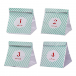 Paberkottide komplekt 4 tk j&otilde;ulumotiiviga 14x18 cm Holiday &ndash; Bloomingville