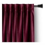 Punane sametkardin 245 &times; 140 cm &ndash; AmeliaHome