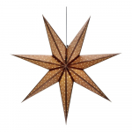 Hněd&aacute; v&aacute;nočn&iacute; z&aacute;věsn&aacute; světeln&aacute; dekorace Marksl&ouml;jd Glitter,&nbsp;d&eacute;lka&nbsp;45&nbsp;cm