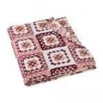 Roosa mikropl&uuml;&uuml;sist tekk 130x170 cm Crochet Print - Catherine Lansfield