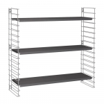 Libro 3-korruseline riiul, laius 70 cm - Metaltex