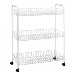 Kolmetasandiline teisaldatav vannitoataldrik Pesula, 31 x 84 cm - Metaltex