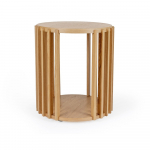 Tammepuust trummel-kohvilaud, &oslash; 53 cm - Woodman