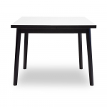 Must-valge kokkuklapitav s&ouml;&ouml;gilaud tammepuust Hammel , 90 x 90 cm Single - Hammel Furniture