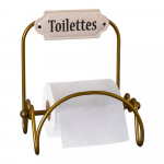 Seinale paigaldatav metallist tualettpaberi hoidja - Antic Line