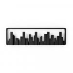 Must plastikust seinanagi Skyline - Umbra