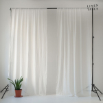 Valge kardin 130x300 cm Daytime &ndash; Linen Tales