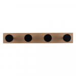 Must seinakinnitus, mis on valmistatud m&auml;nnipuidust Knobs - PT LIVING