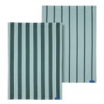 Puuvillased r&auml;tikud 2 tk komplektis, 50x70 cm Stripes - Mette Ditmer Denmark