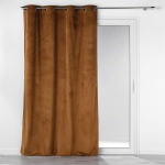 Pruun velvetist kardin 140x260 cm Casual - douceur d'int&eacute;rieur