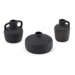 Mustad terrakotta vaasid 3 tk (k&otilde;rgus 6 cm) Sofra - Kave Home