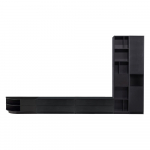 Must m&auml;nni t&auml;ispuidust TV-komplekt 358x210 cm Finca &ndash; WOOOD