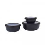 Toidukarbid 3tk komplektis Nordic black - Mepal
