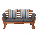 Pruun puidust aiapink Rincon - Garden Pleasure