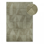 Roheline k&auml;sitsi kootud villane vaip 80x150 cm Ursule - Villeroy&Boch