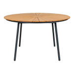 &Uuml;mmargune s&ouml;&ouml;gilaud tiikpuidust &oslash; 130 cm Cleveland - House Nordic