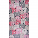 Roosa laste vaip 120x180 cm Silly Cats - Vitaus