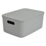 Heleroheline plastikust hoiukast kaanega 35,5x25,5x16 cm - Hom&eacute;a