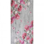 Roosa-hall pestav koridorivaip 80x200 cm Blooming Roses - Vitaus