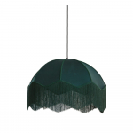 Petrooleumi v&auml;rvi rippvalgusti tekstiilist varjuga &oslash; 60 cm Malacia - Light & Living
