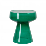 &Uuml;mmargune klaasist diivanilaud &oslash; 37 cm Dakwa - Light & Living