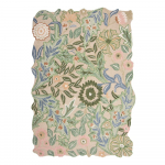 Roheline k&auml;sitsi kootud villane vaip 160x230 cm Bryony Shaped Floral - Flair Rugs