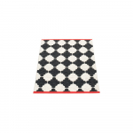 Must-valge sise/v&auml;lisvaip 70x90 cm Marre Black Coral &ndash; Pappelina