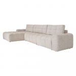 Beež modulaarne nurgadiivanvoodi koos panipaigaga (vasak nurk) Lulu &ndash; Miuform