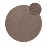 Taupe k&auml;sitsi kootud &uuml;mmargune villane vaip &oslash; 150 cm Eleni Taupe - Hanse Home