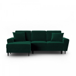 Roheline sametist panipaigaga nurgadiivanvoodi (vasak nurk) Kyoto - Cosmopolitan Design