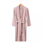 Roosa musliinist hommikumantel, suurus S/M Kimono - Foutastic