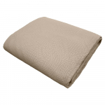 Helepruun mikrokiust voodikatte ja padjap&uuml;&uuml;ri komplekt 240x260 cm Romane - douceur d'int&eacute;rieur