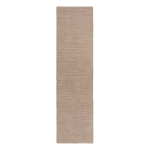 Beež k&auml;sitsi kootud villane vaip 80x230 cm Harris Boucle - Flair Rugs