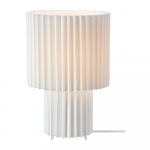 Valge lauavalgusti tekstiilist varjuga (k&otilde;rgus 32 cm) Catis - Marksl&ouml;jd