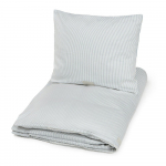 Helesinine orgaanilisest puuvillast laste voodipesu 140x200 cm Classic Stripes Blue - Cam Cam Copenhagen