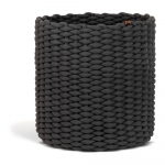 Riidest korv &oslash; 40x40 cm Peach Skin Round XL - Bigso