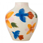 K&auml;sitsi maalitud kivikeraamikast vaas (k&otilde;rgus 27 cm) Maricala - Bloomingville