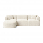 Beež velvetist nurgadiivan (vasak nurk) Campi - Cosmopolitan Design