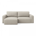 Beež velvetist panipaigaga nurgadiivanvoodi (vasak nurk) Kona - Makamii