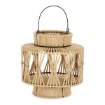 P&auml;ikeseenergial t&ouml;&ouml;tav LED-latern naturaalses v&auml;rvitoonis (k&otilde;rgus 29 cm) Nikhita - Yes Everyday