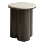 &Uuml;mmargune abilaud marmorist pealispinnaga &oslash; 45 cm Piazze - Unique Furniture