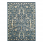 Sinine viskoosist vaip Vintage Flowers, 140 x 200 cm - Universal
