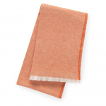 Oranž ruuduline puuvillane kangas , 140 x 180 cm Linen - Euromant